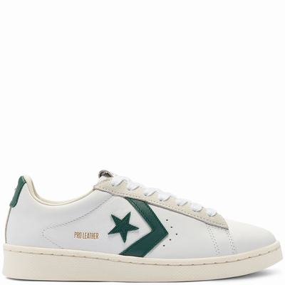 Férfi Converse Pro Leather Tornacipő CO5809346 Fehér/Zöld